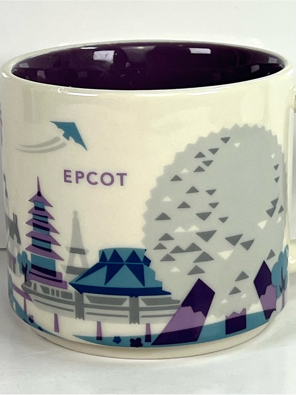 Starbucks You Are Here Disney Epcot Version 2 Highly Collectible Coffee Mug 14oz